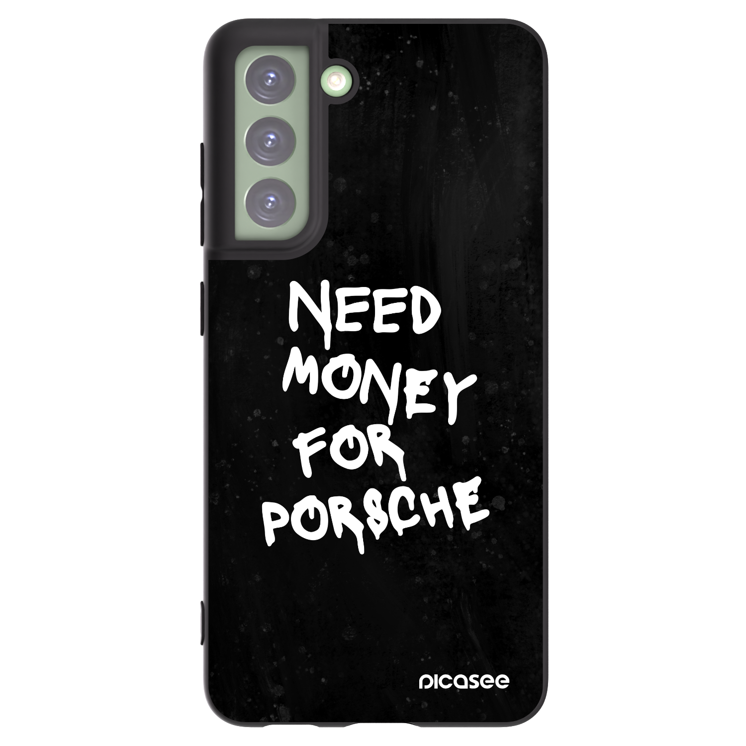 Picasee crna silikonska maskica za Samsung Galaxy S21 FE 5G - Black Dollar