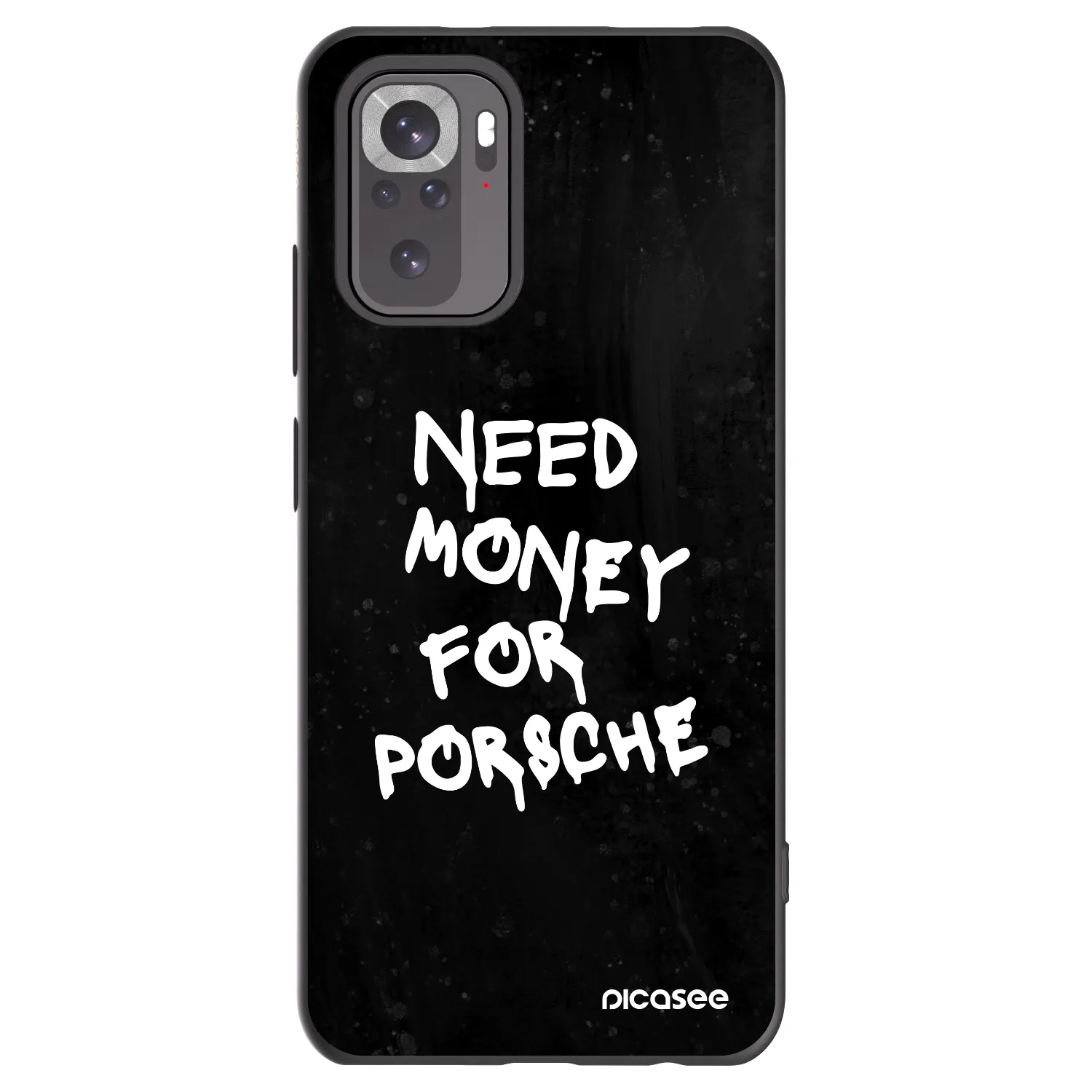 Picasee crna silikonska maskica za Xiaomi Redmi Note 11S 4G - Black Dollar