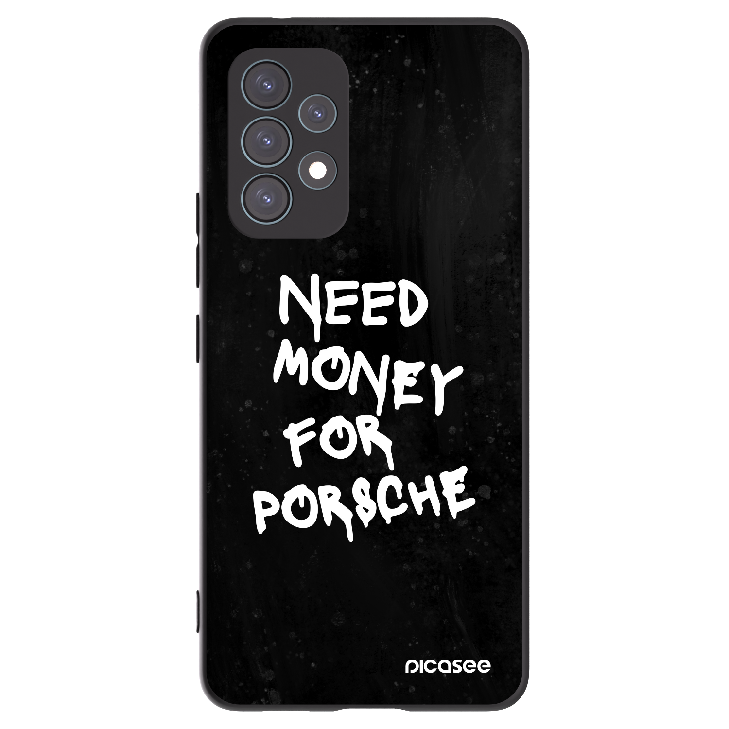 Picasee crna silikonska maskica za Samsung Galaxy A53 5G A536 - Black Dollar