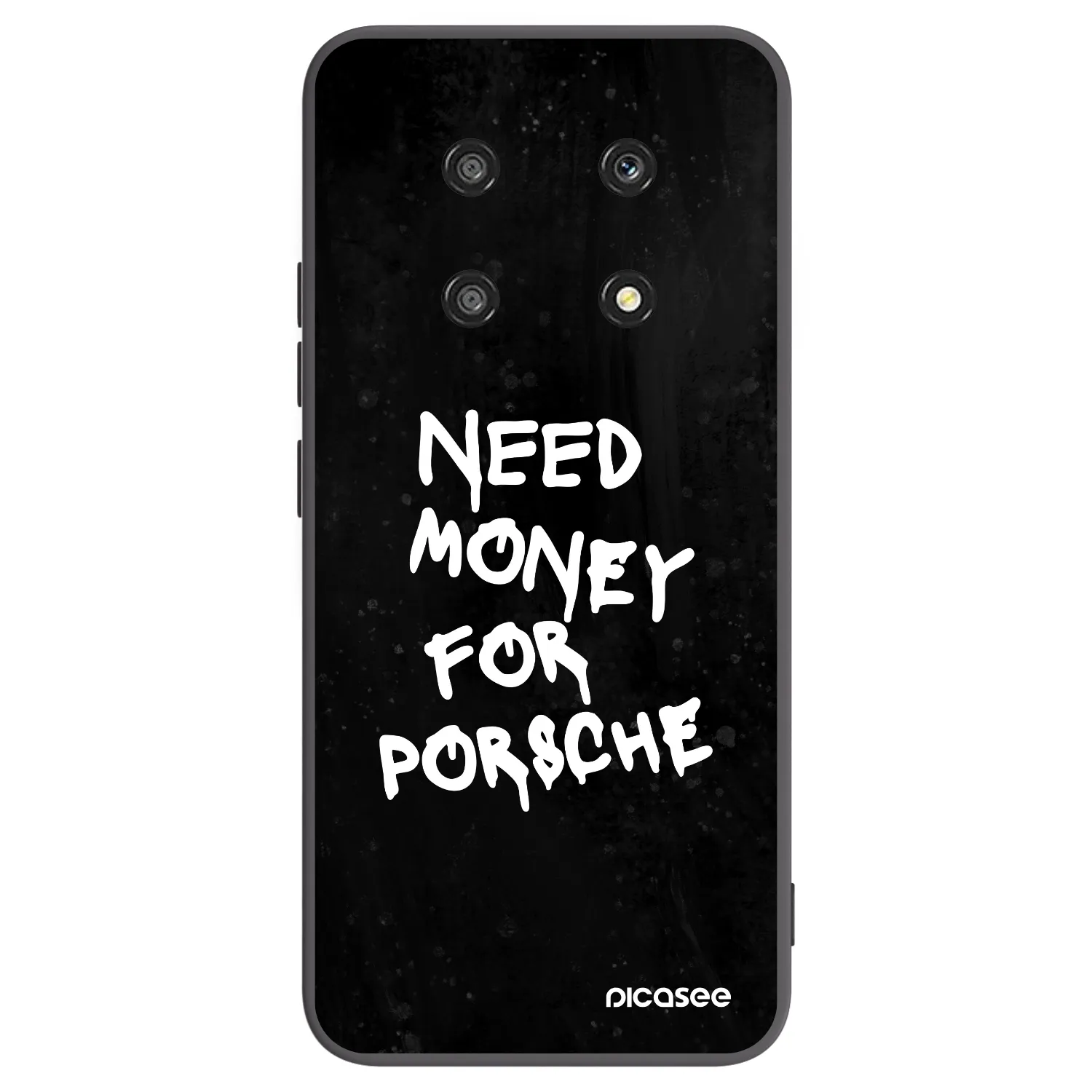 Picasee crna silikonska maskica za Honor Magic4 Lite 5G - Black Dollar