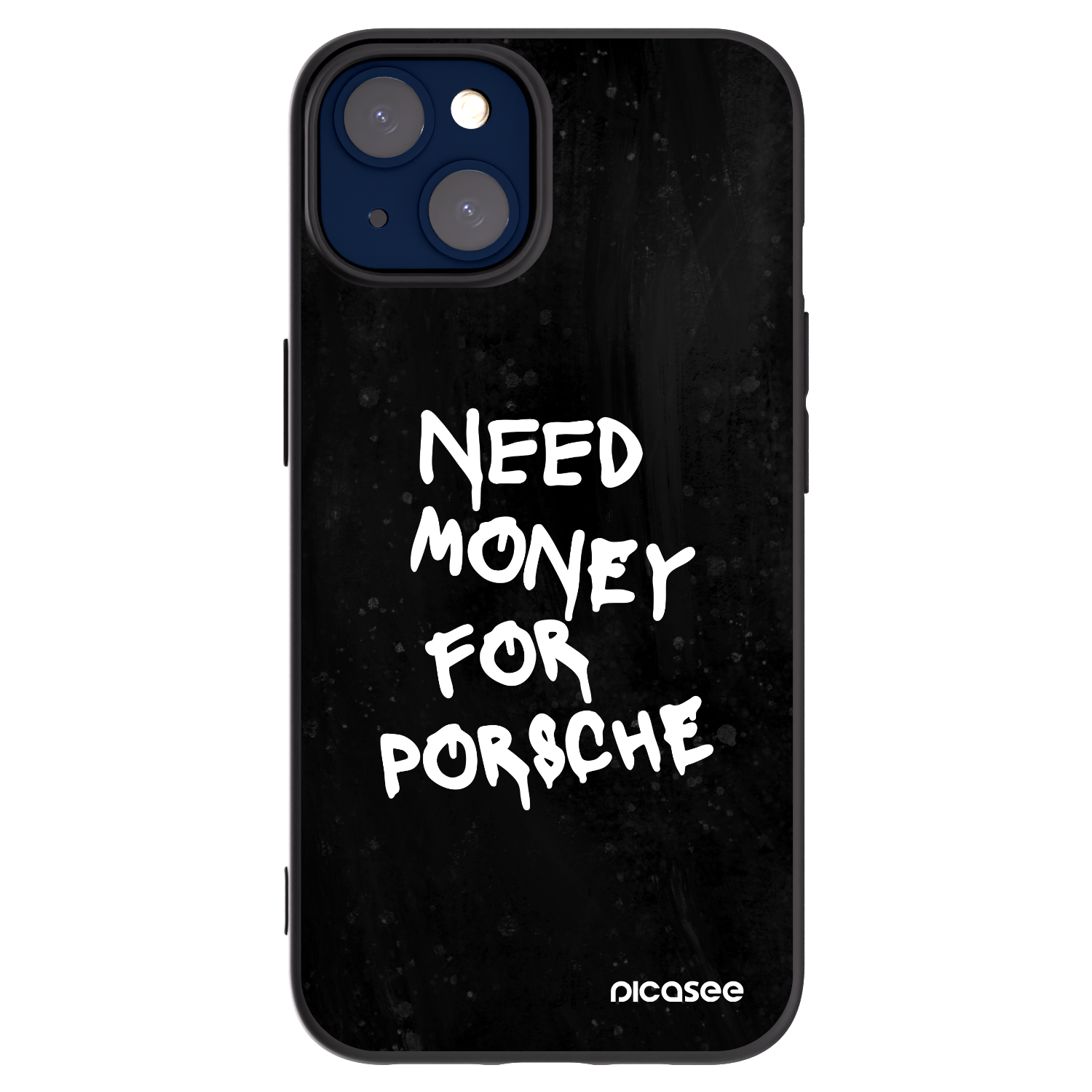 Picasee crna silikonska maskica za Apple iPhone 14 - Black Dollar