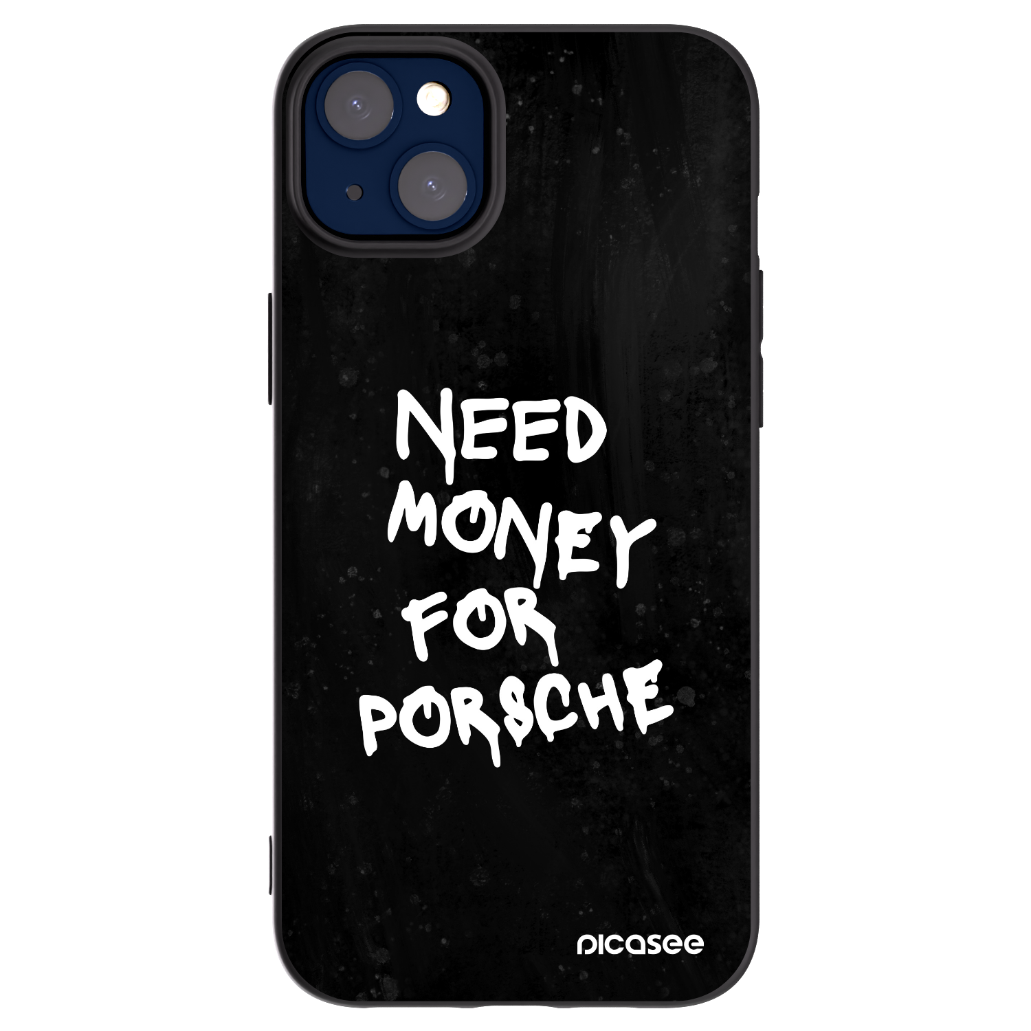 Picasee crna silikonska maskica za Apple iPhone 14 Plus - Black Dollar