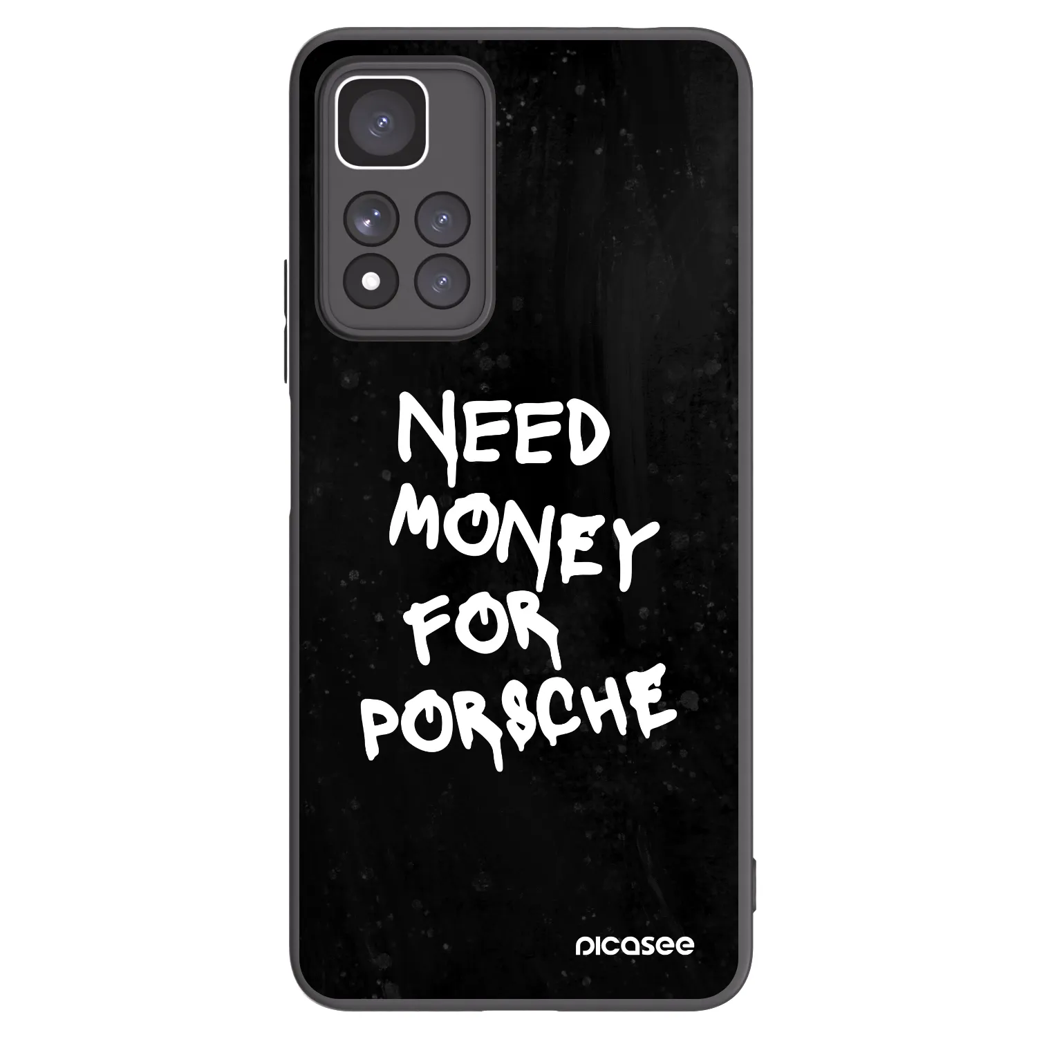 Picasee crna silikonska maskica za Xiaomi Redmi Note 11 Pro+ 5G - Black Dollar