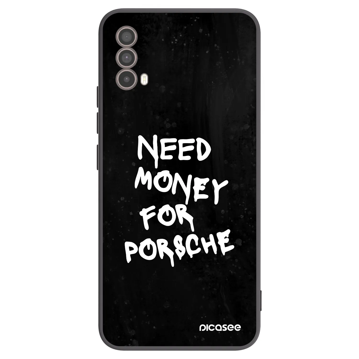 Picasee crna silikonska maskica za Motorola Moto E40 - Black Dollar