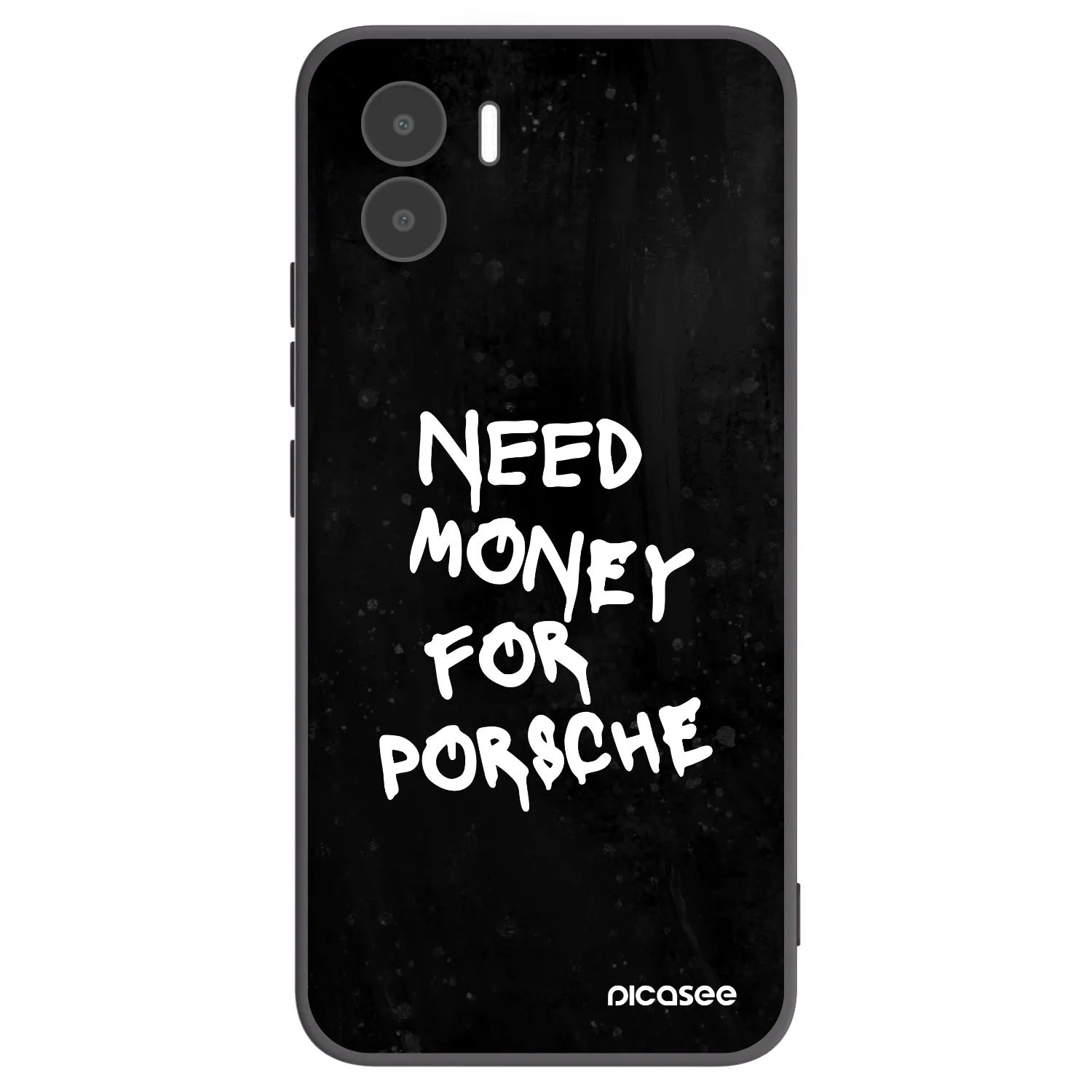 Picasee crna silikonska maskica za Xiaomi Redmi A1 - Black Dollar