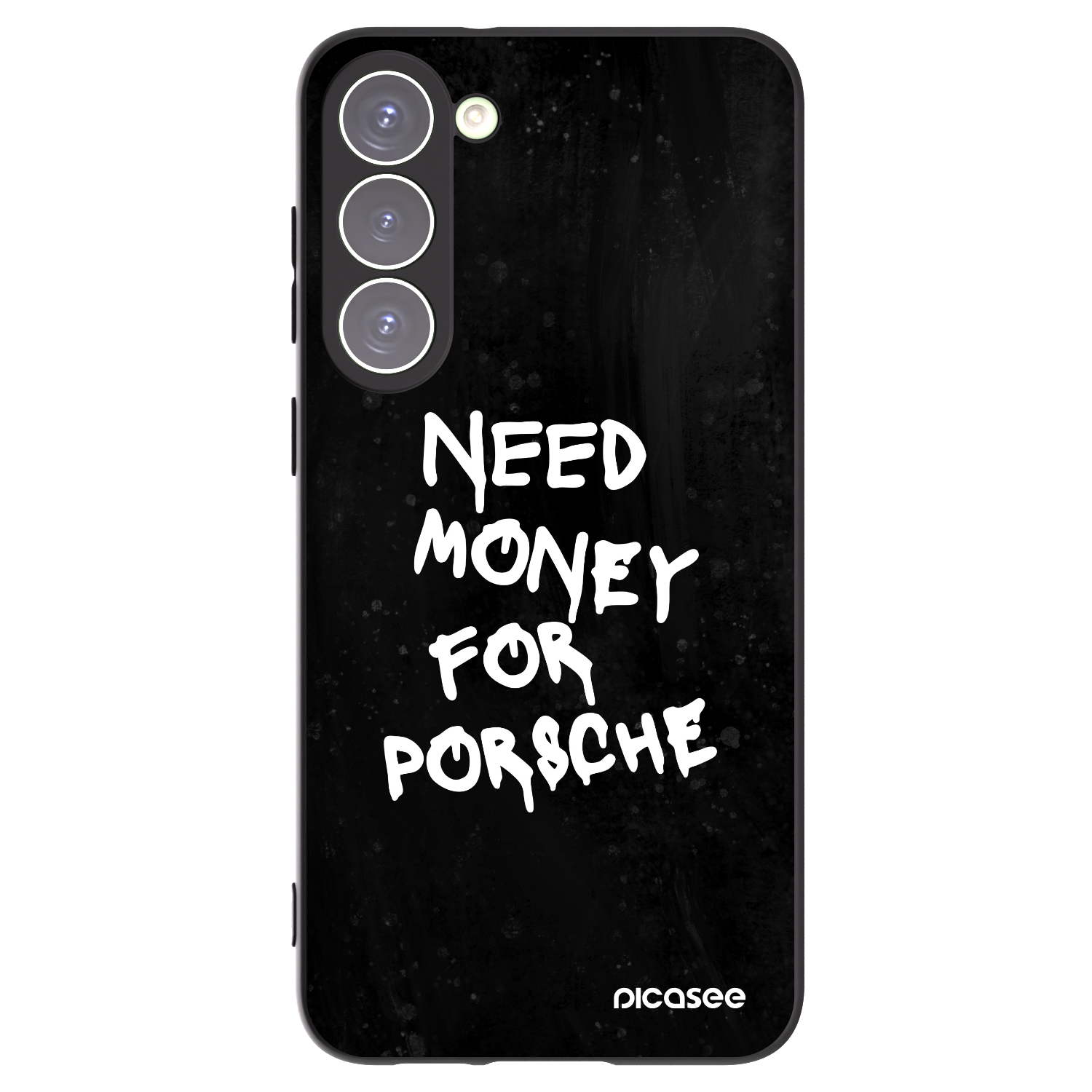 Picasee crna silikonska maskica za Samsung Galaxy S23+ 5G - Black Dollar