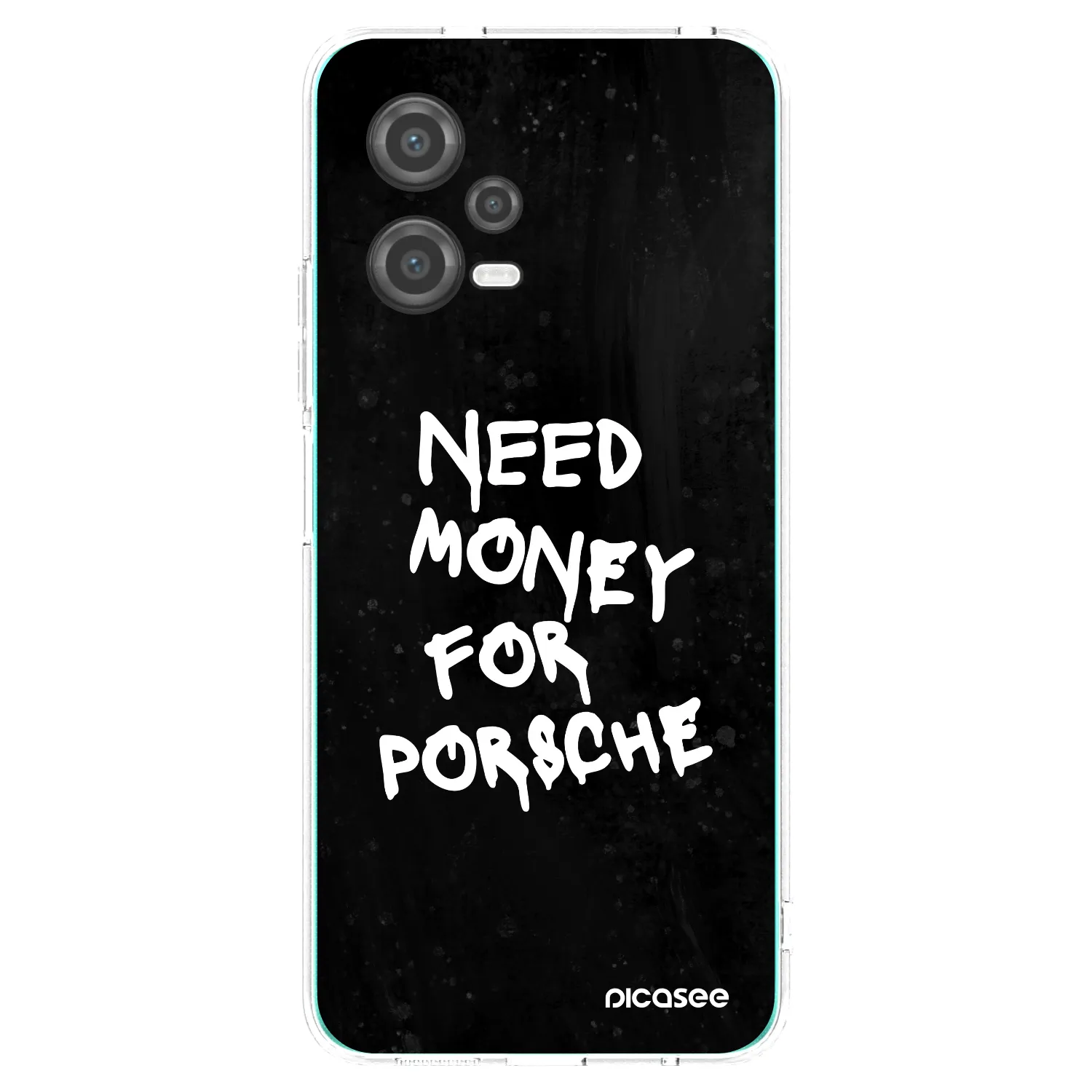 Picasee silikonska prozirna maskica za Xiaomi Poco X5 - Black Dollar