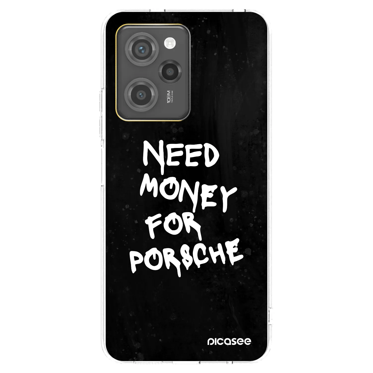 Picasee crna silikonska maskica za Xiaomi Poco X5 Pro - Black Dollar