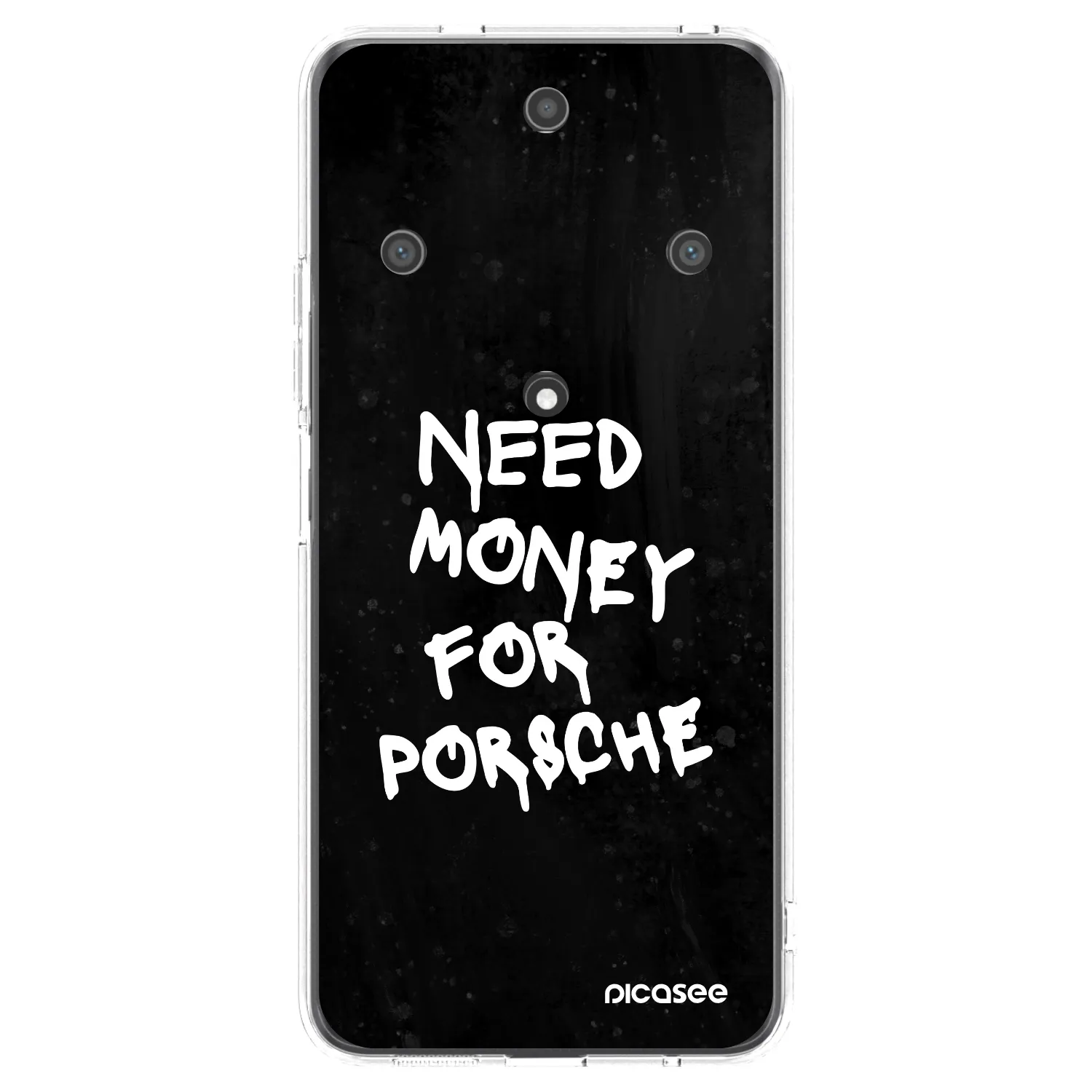 Picasee silikonska prozirna maskica za Honor Magic5 Lite 5G - Black Dollar