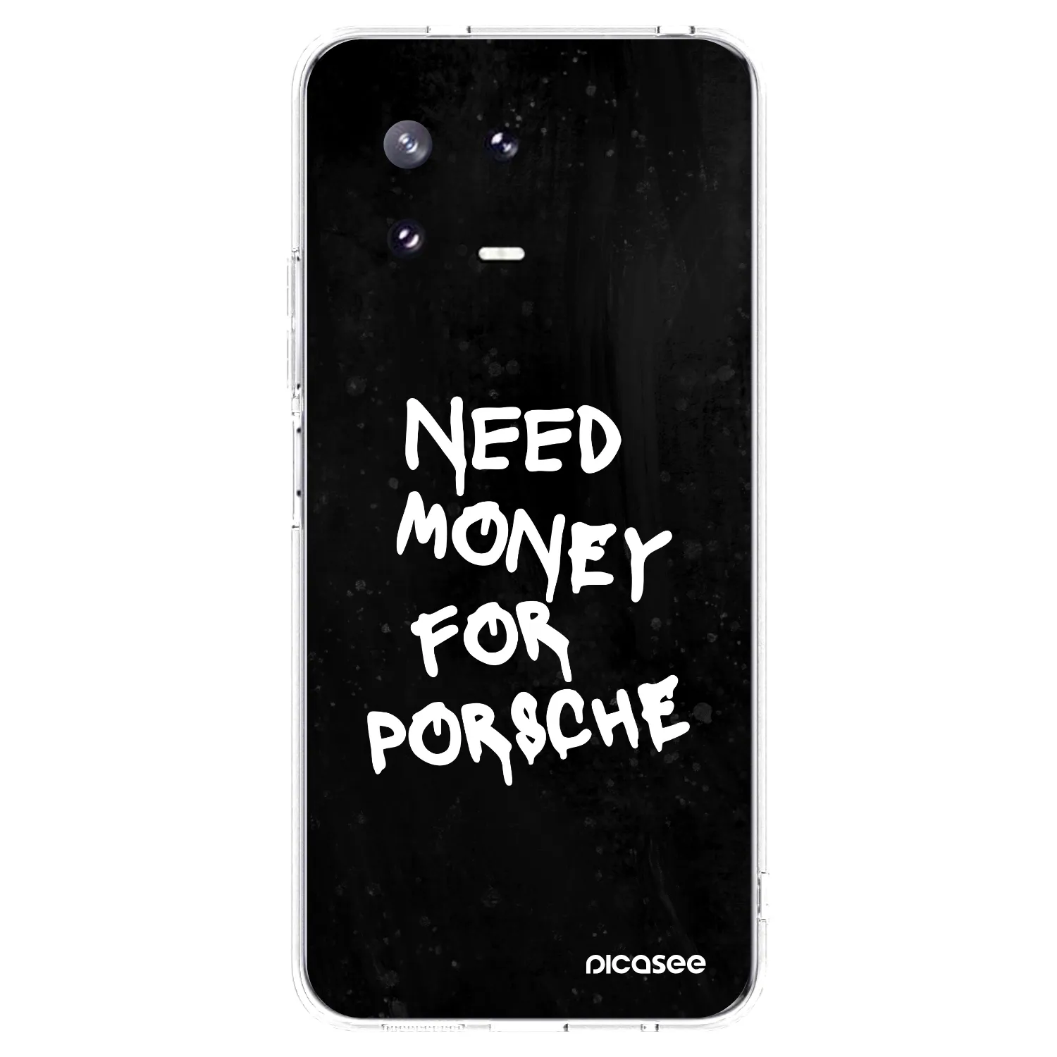 Picasee silikonska prozirna maskica za Xiaomi 13 Pro - Black Dollar
