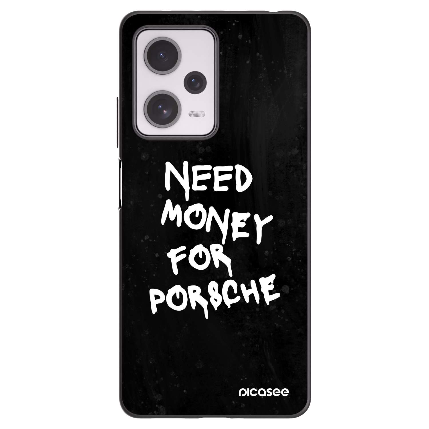Picasee crna silikonska maskica za Xiaomi Redmi Note 12 Pro+ 5G - Black Dollar