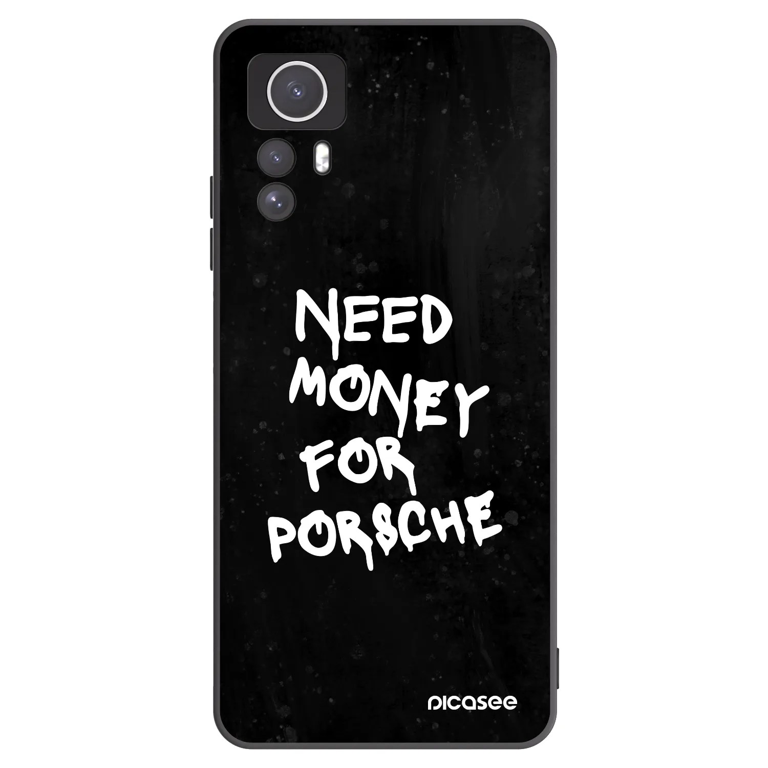 Picasee crna silikonska maskica za Xiaomi Redmi Note 12S - Black Dollar