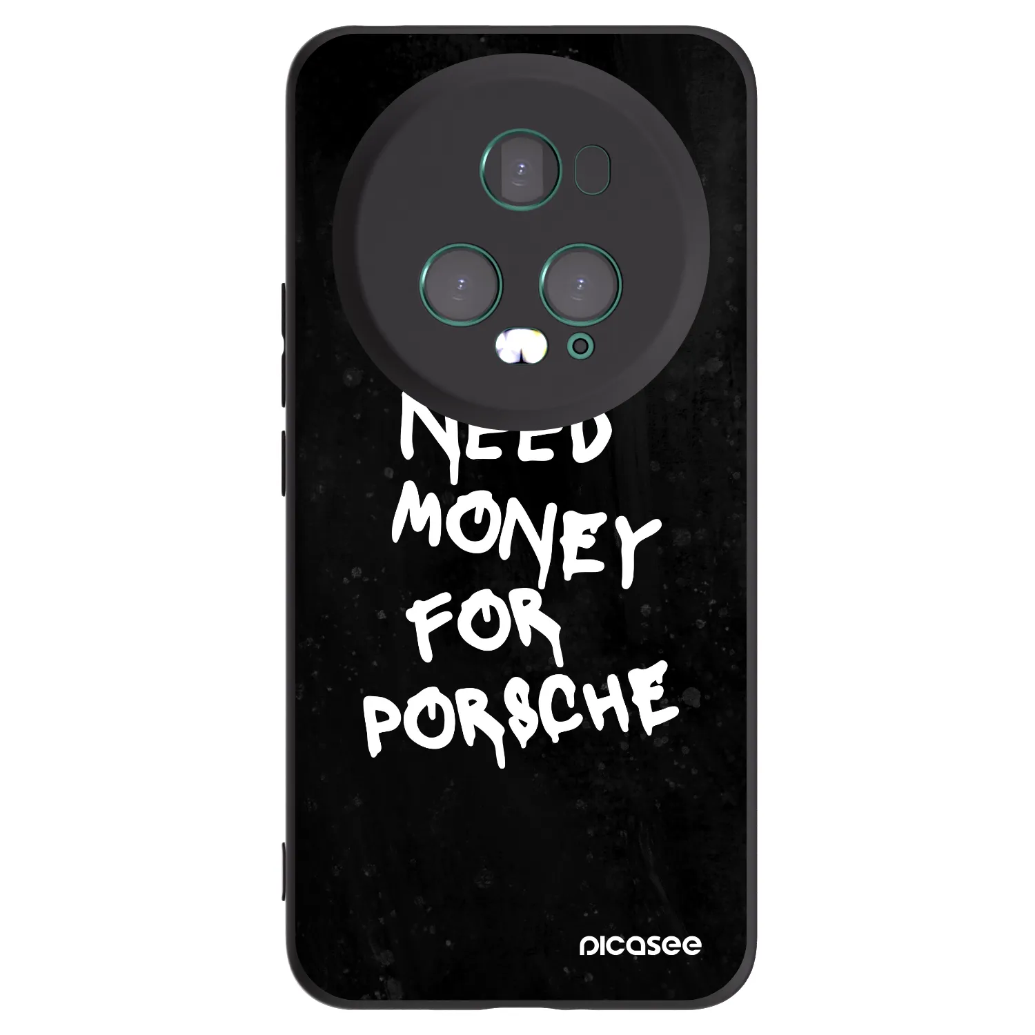 Picasee crna silikonska maskica za Honor Magic5 Pro - Black Dollar