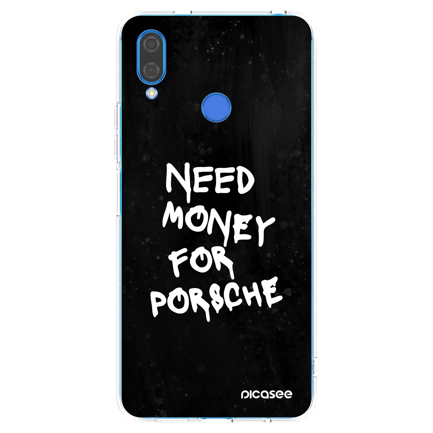 Picasee silikonska prozirna maskica za Huawei Nova 3 - Black Dollar