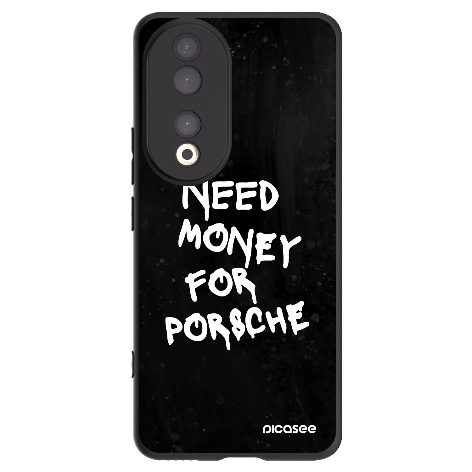 Picasee crna silikonska maskica za Honor 90 5G - Black Dollar