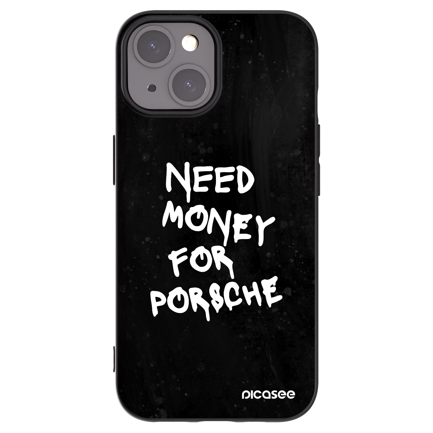 Picasee crna silikonska maskica za Apple iPhone 15 - Black Dollar