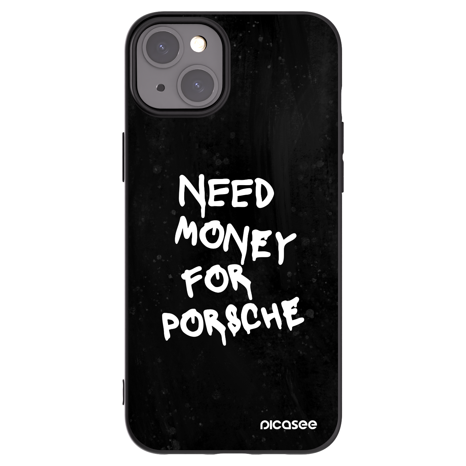 Picasee crna silikonska maskica za Apple iPhone 15 Plus - Black Dollar