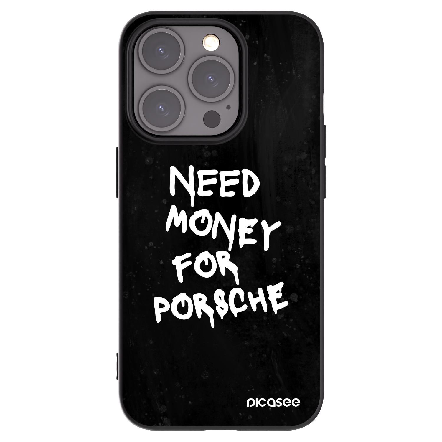Picasee crna silikonska maskica za Apple iPhone 15 Pro - Black Dollar