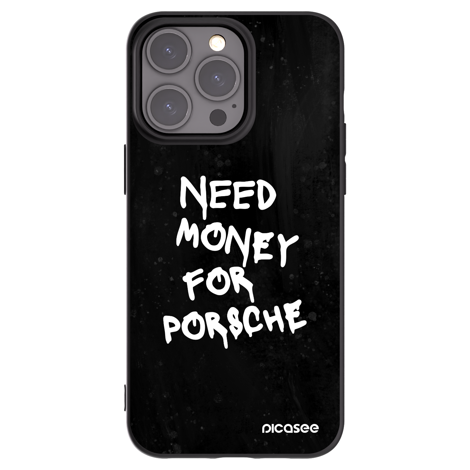 Picasee crna silikonska maskica za Apple iPhone 15 Pro Max - Black Dollar