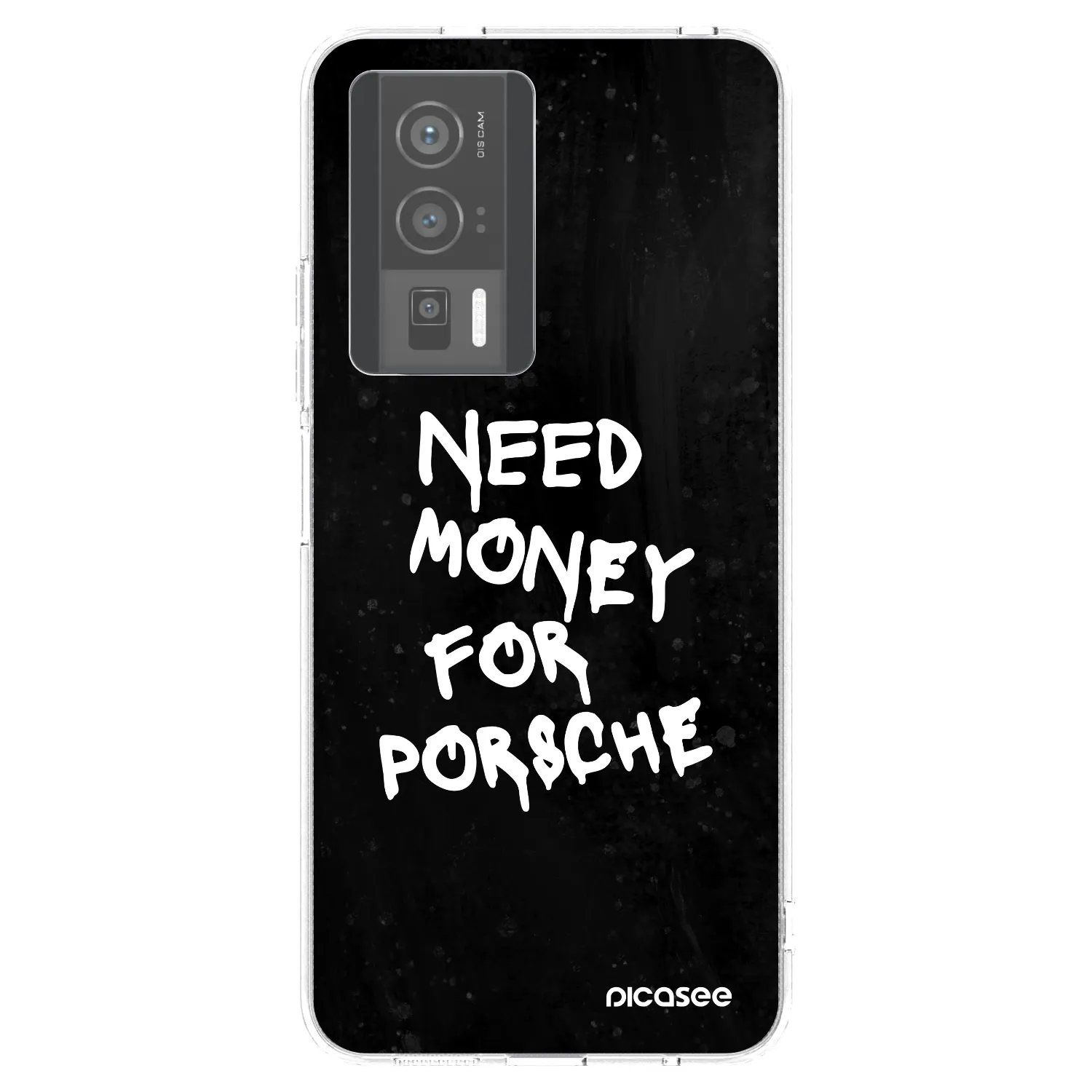 Picasee silikonska prozirna maskica za Xiaomi Poco F5 Pro 5G - Black Dollar