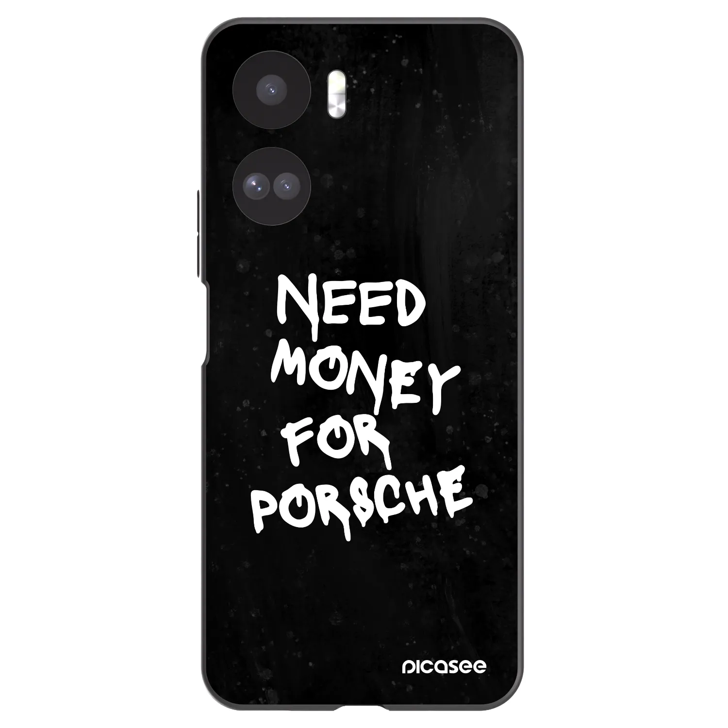 Picasee crna silikonska maskica za Honor 90 Lite 5G - Black Dollar