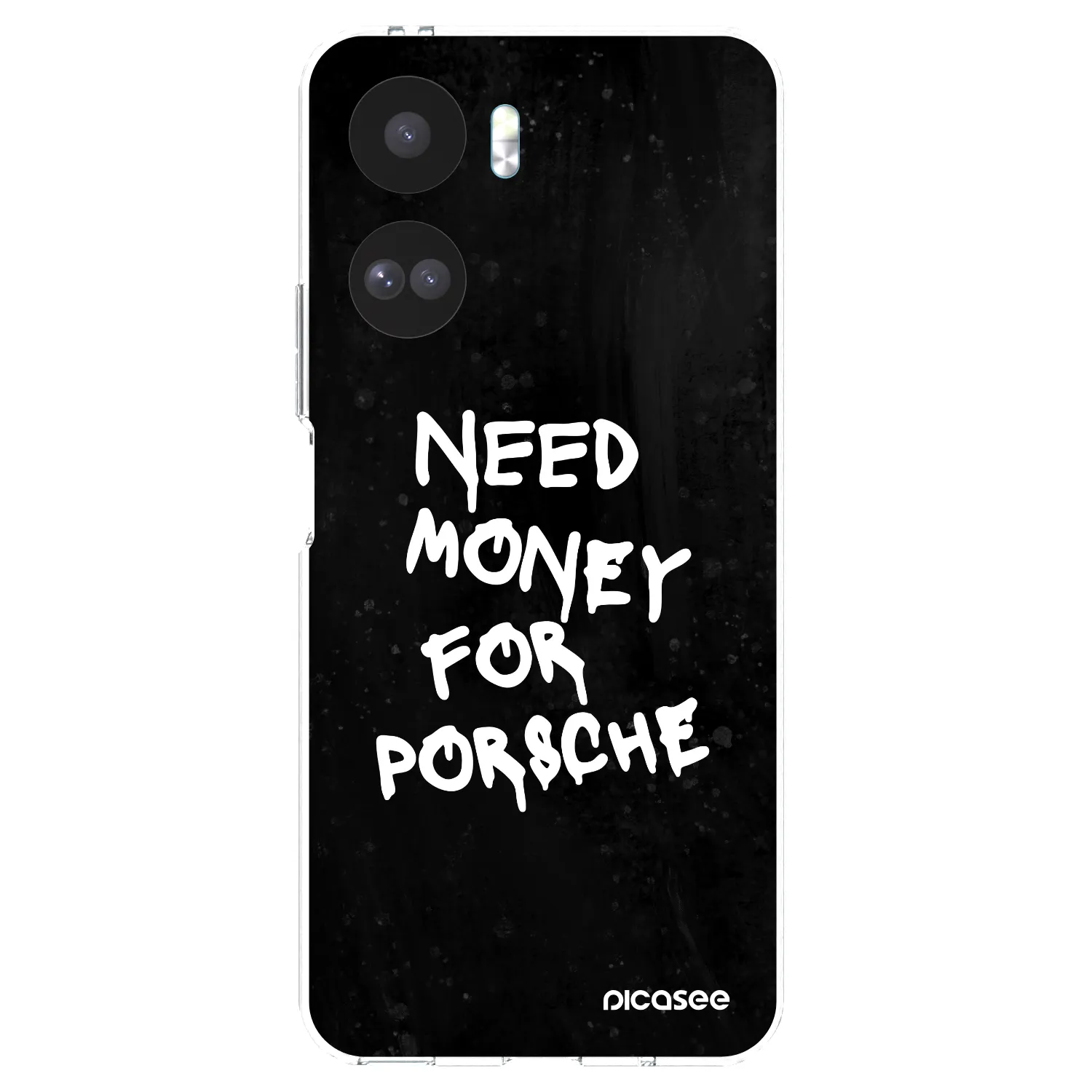 Picasee silikonska prozirna maskica za Honor 90 Lite 5G - Black Dollar