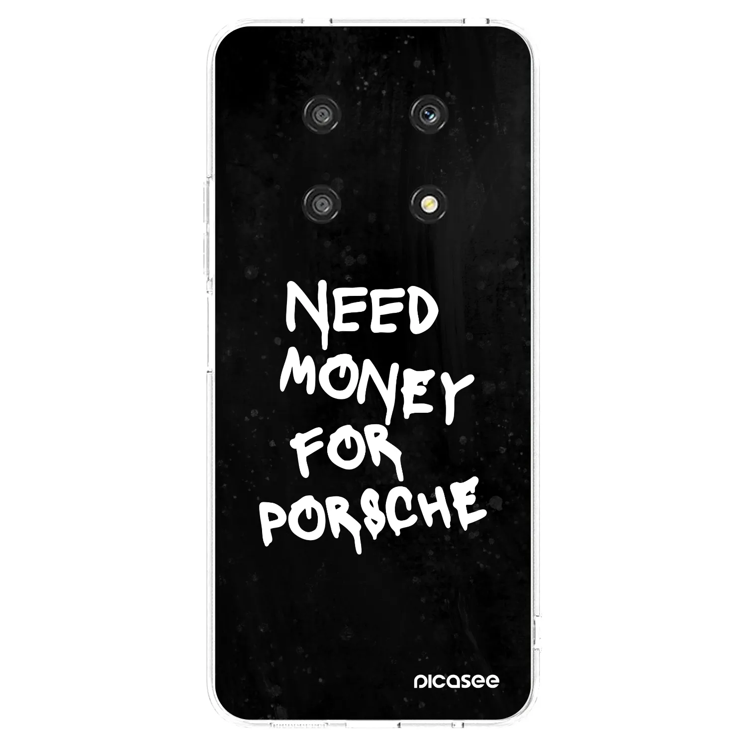 Picasee silikonska prozirna maskica za Honor Magic4 Lite 5G - Black Dollar
