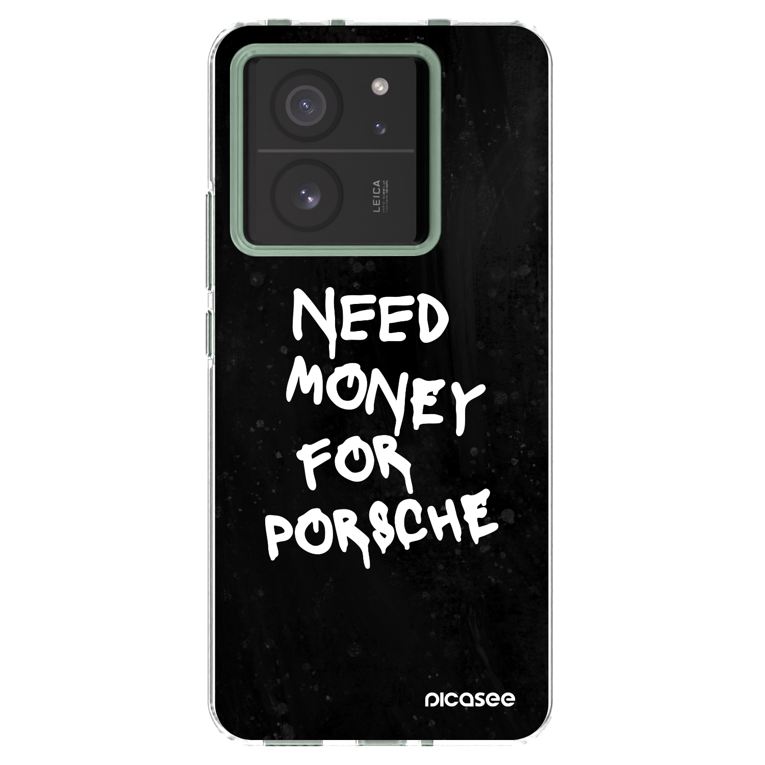 Picasee silikonska prozirna maskica za Xiaomi 13T - Black Dollar