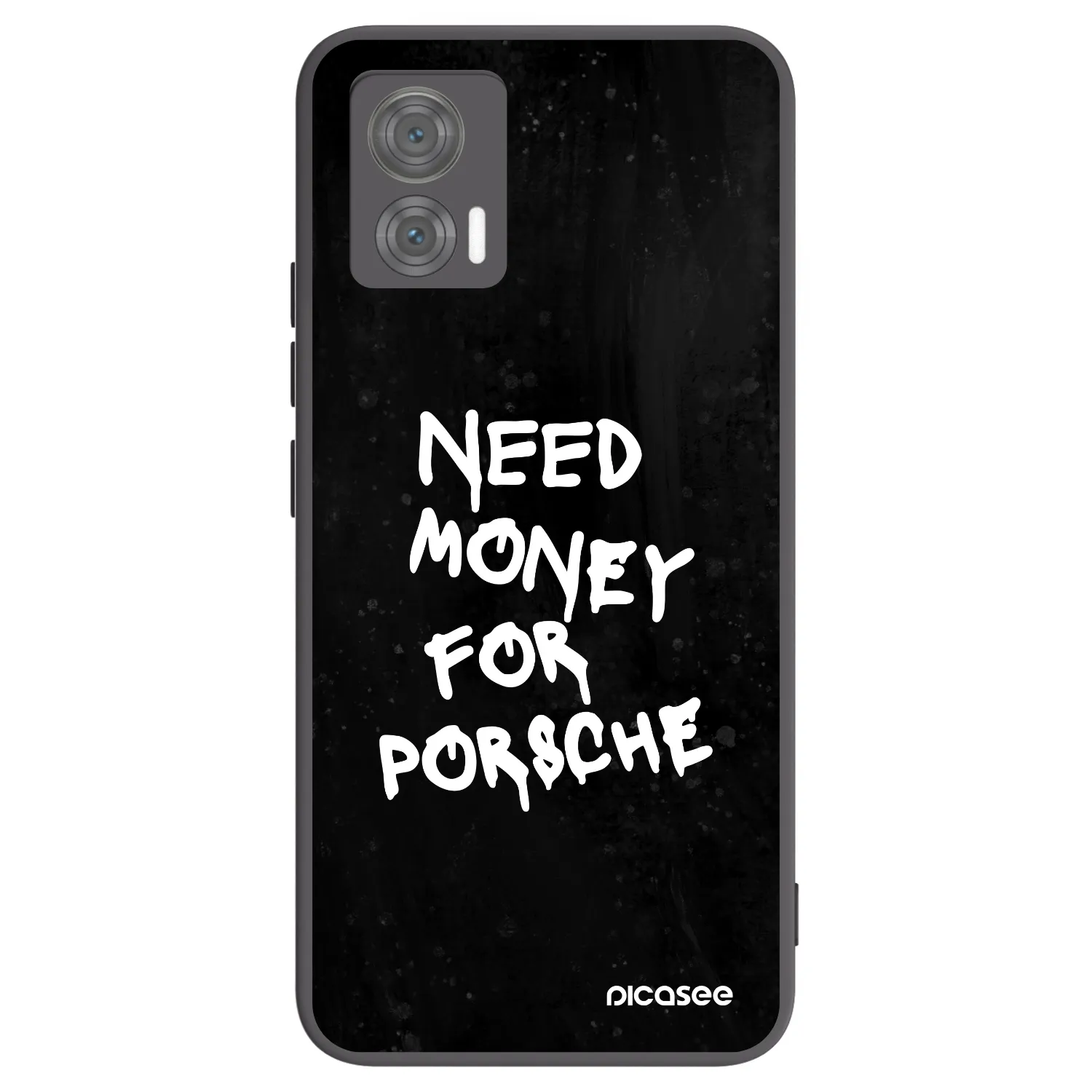 Picasee crna silikonska maskica za Motorola Edge 30 Neo - Black Dollar