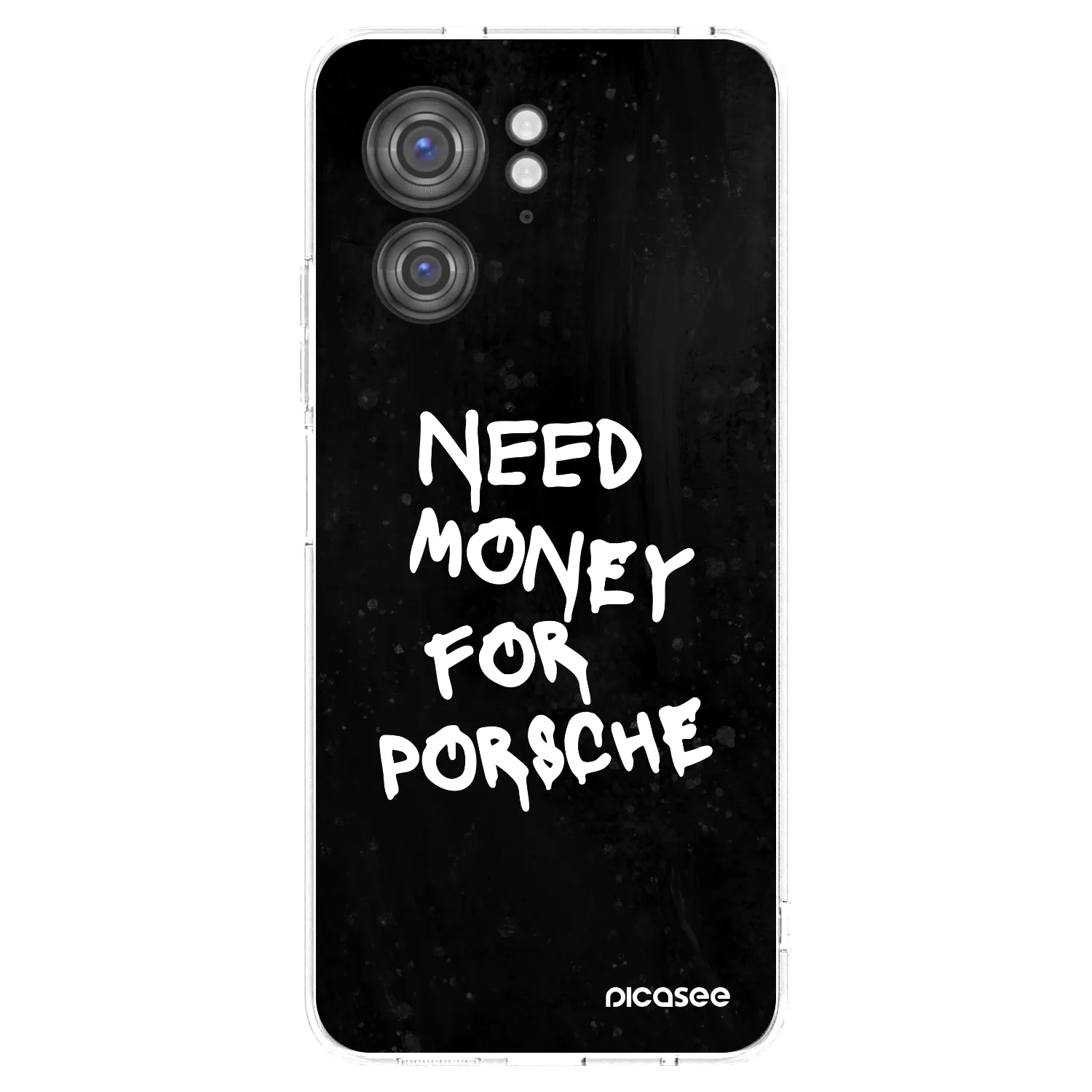 Picasee silikonska prozirna maskica za Motorola Edge 40 - Black Dollar
