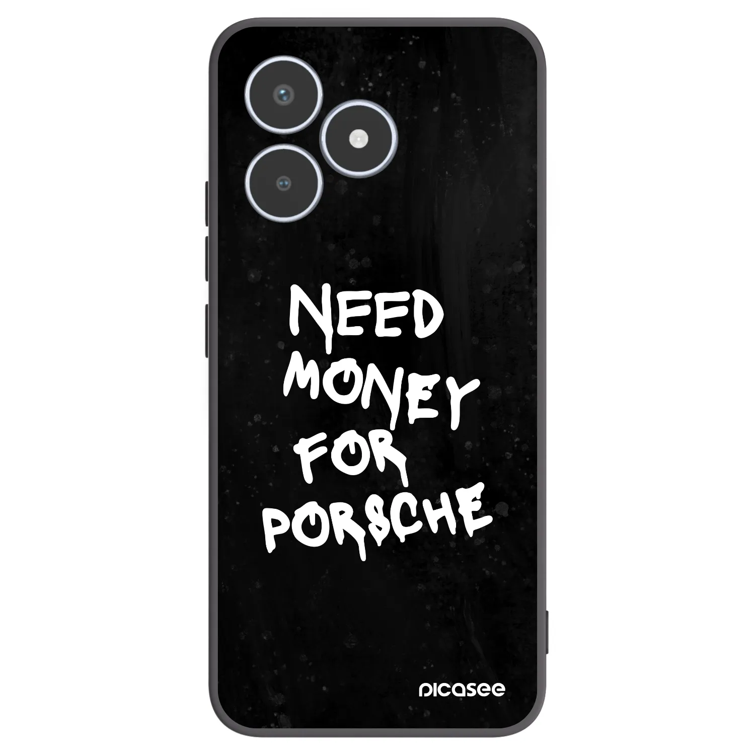 Picasee crna silikonska maskica za Realme C53 - Black Dollar