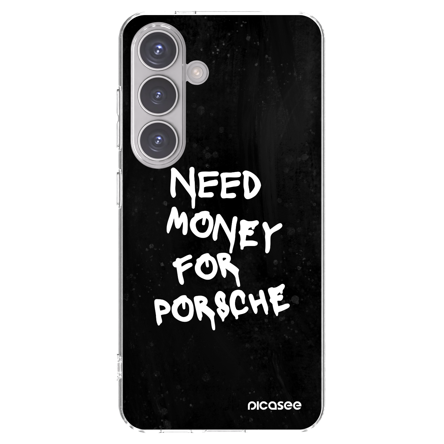 Picasee silikonska prozirna maskica za Samsung Galaxy S24 S921B 5G - Black Dollar