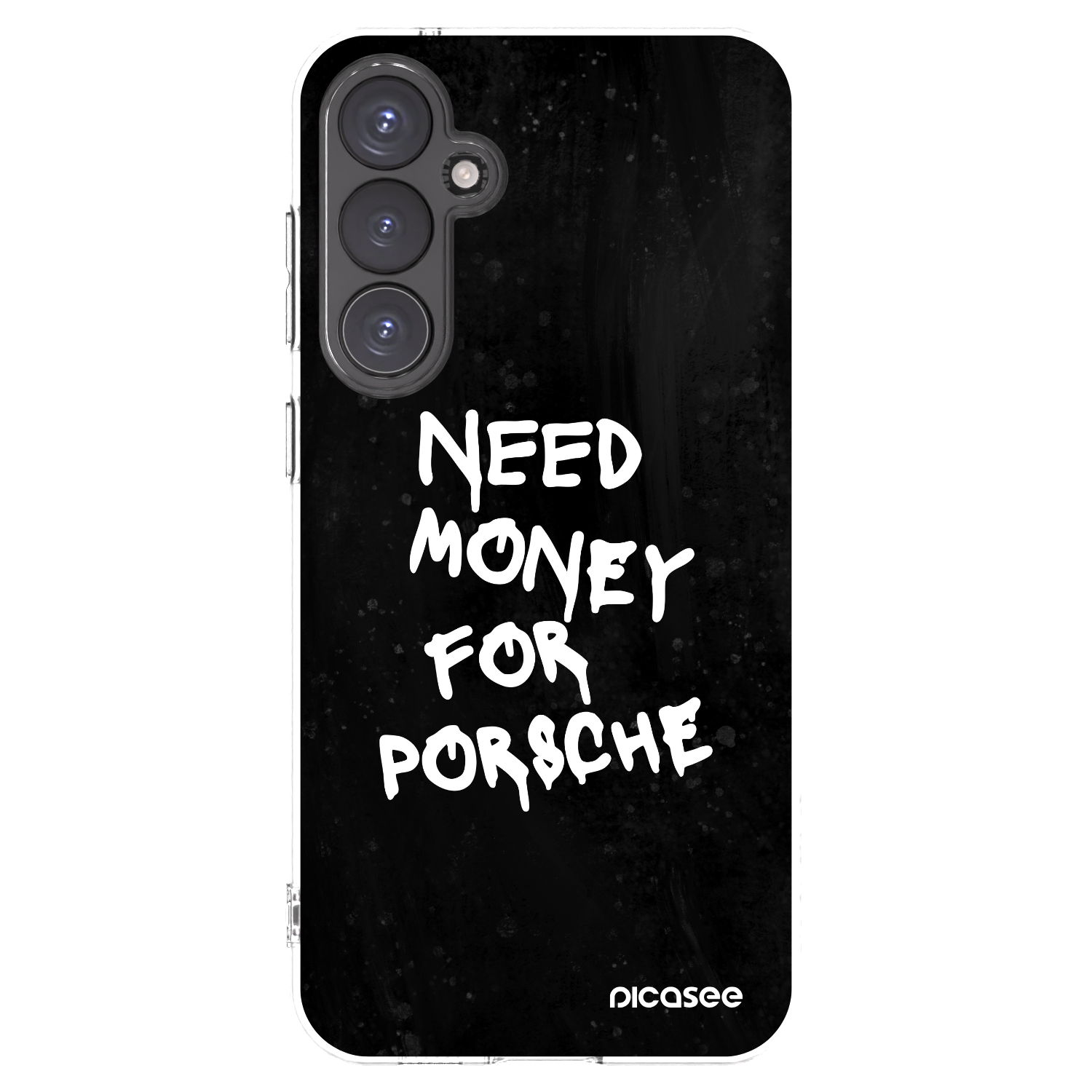 Picasee silikonska prozirna maskica za Samsung Galaxy S23 FE S711B - Black Dollar