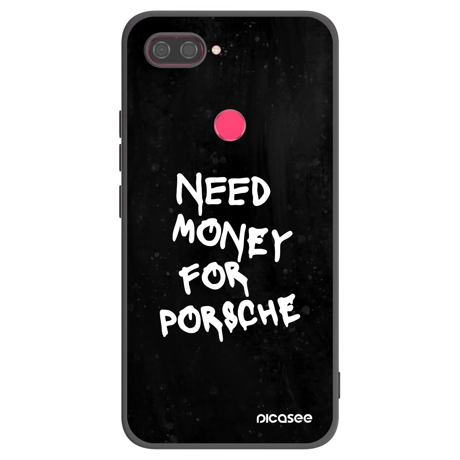 Picasee crna silikonska maskica za Xiaomi Mi 8 Lite - Black Dollar