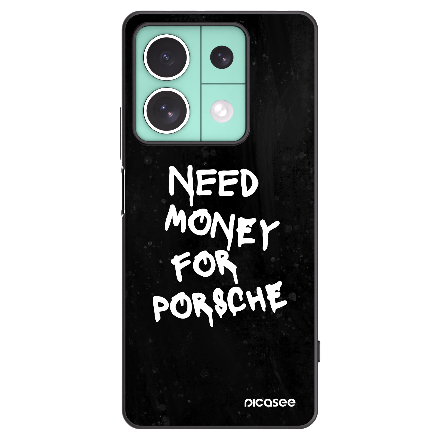 Picasee crna silikonska maskica za Xiaomi Redmi Note 13 5G - Black Dollar