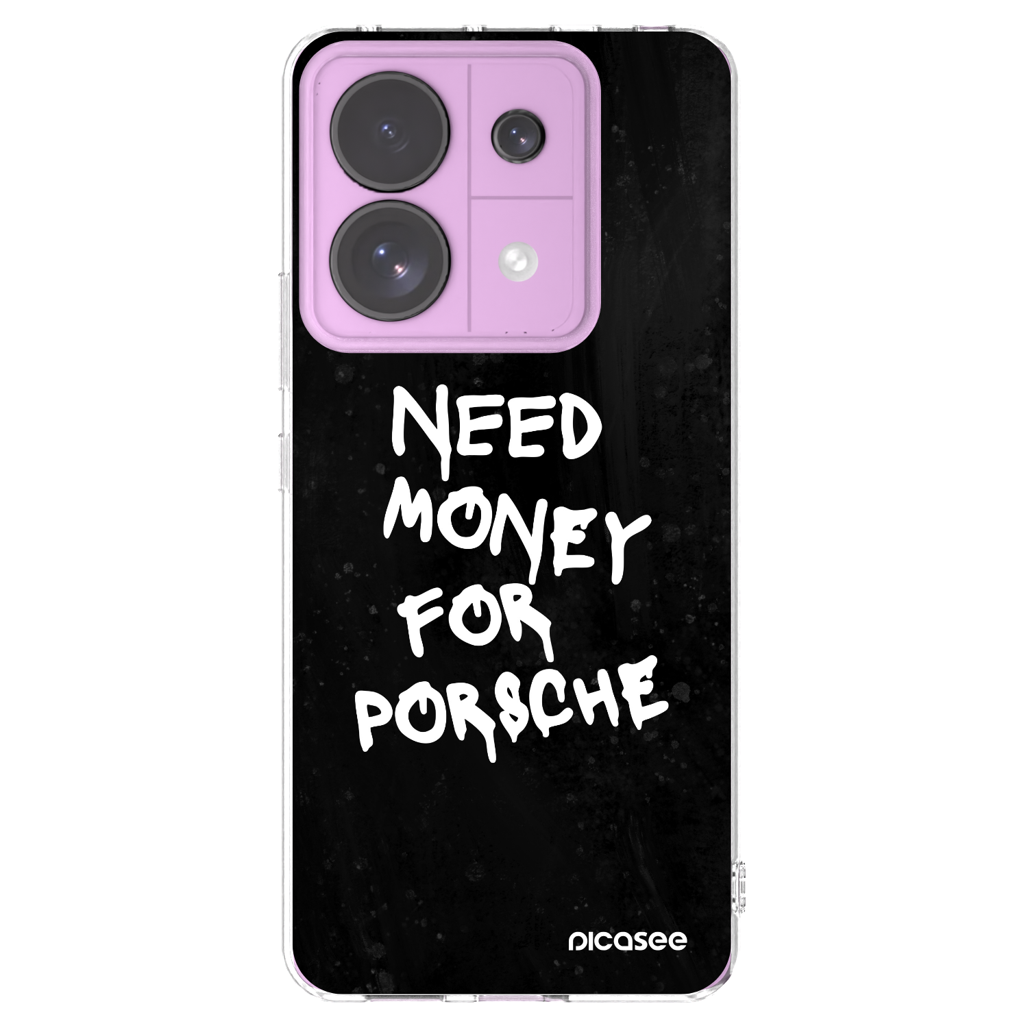 Picasee silikonska prozirna maskica za Xiaomi Redmi Note 13 Pro 5G - Black Dollar