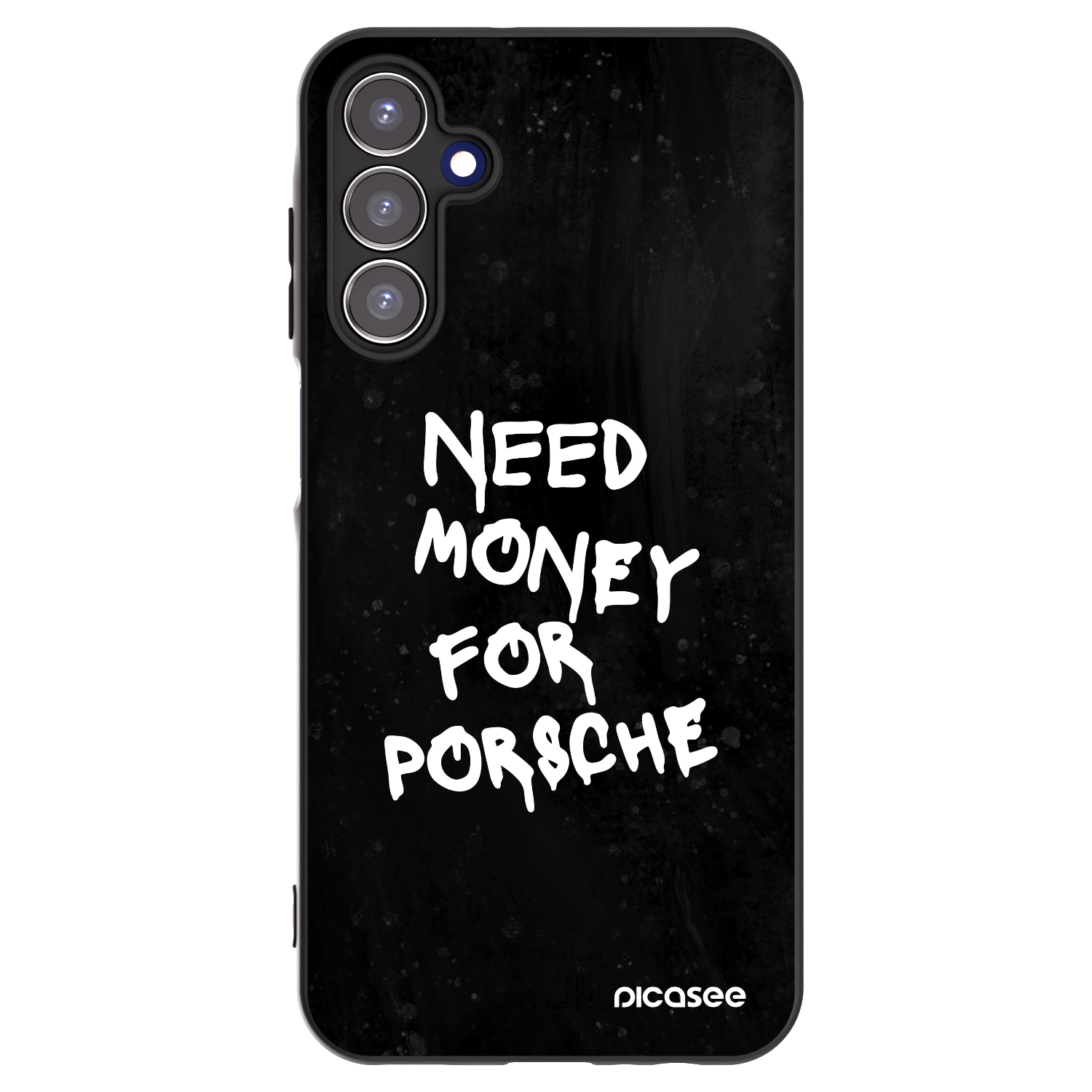 Picasee crna silikonska maskica za Samsung Galaxy A15 A155F 4G - Black Dollar