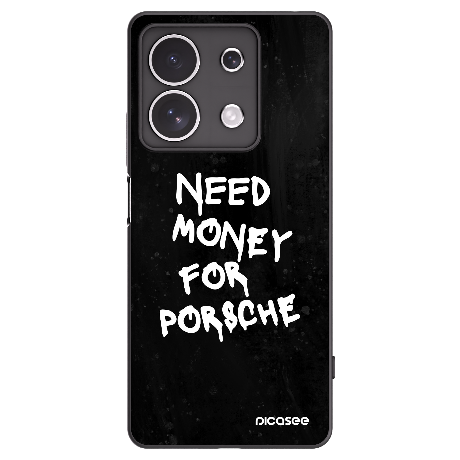Picasee crna silikonska maskica za Xiaomi Redmi Note 13 4G - Black Dollar