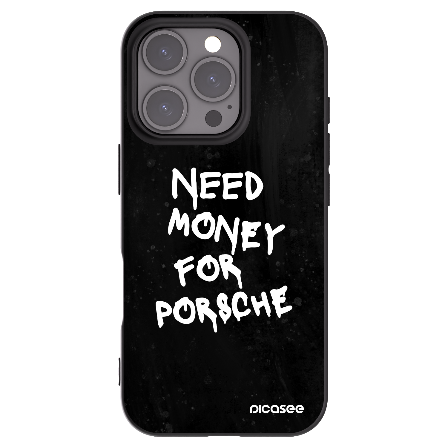 Picasee crna silikonska maskica za Apple iPhone 16 Pro - Black Dollar