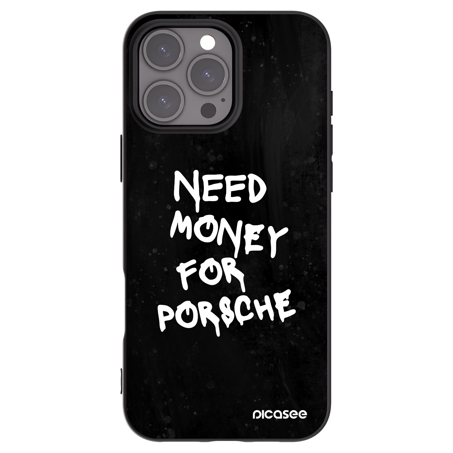 Picasee crna silikonska maskica za Apple iPhone 16 Pro Max - Black Dollar