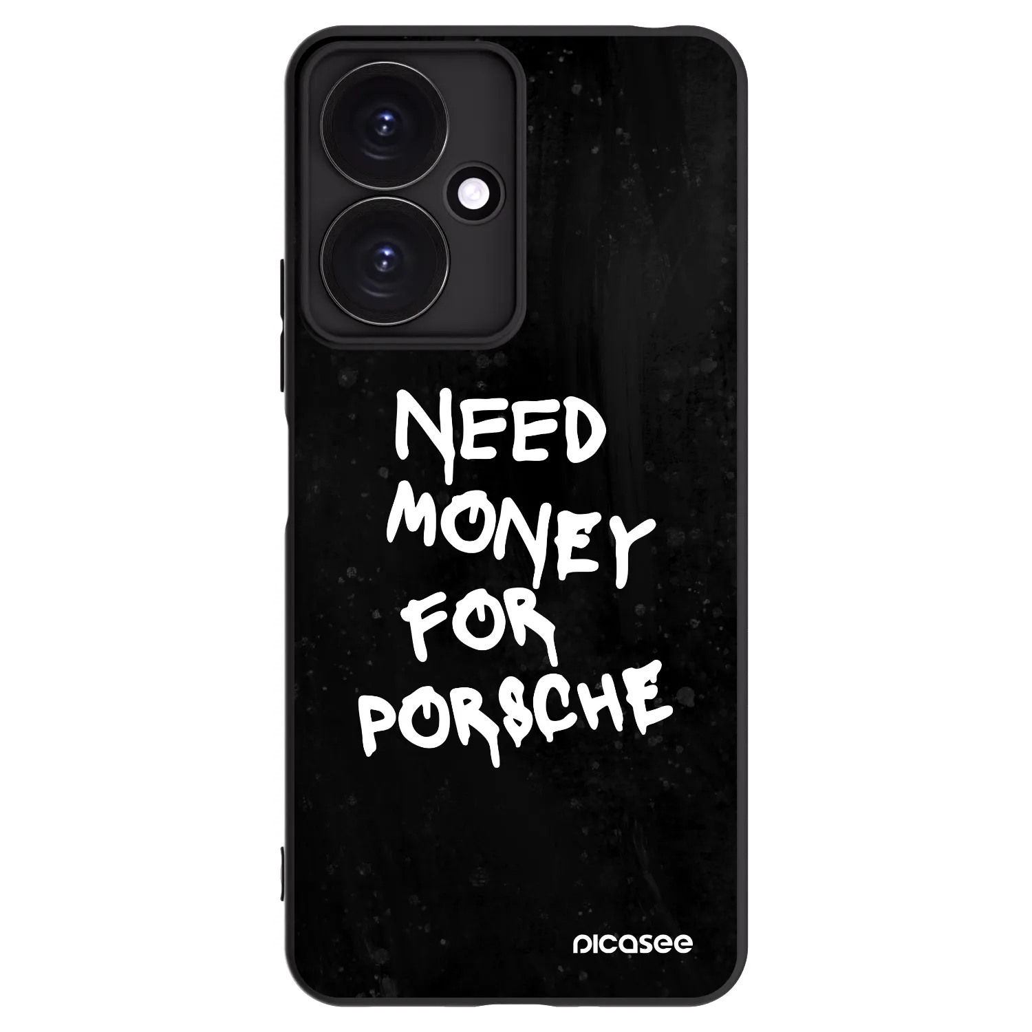 Picasee crna silikonska maskica za Xiaomi Redmi 13C 5G - Black Dollar