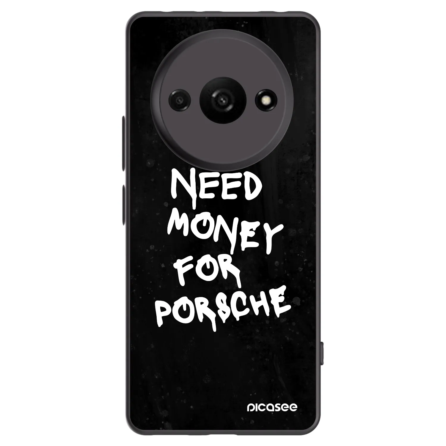 Picasee crna silikonska maskica za Xiaomi Redmi A3 - Black Dollar