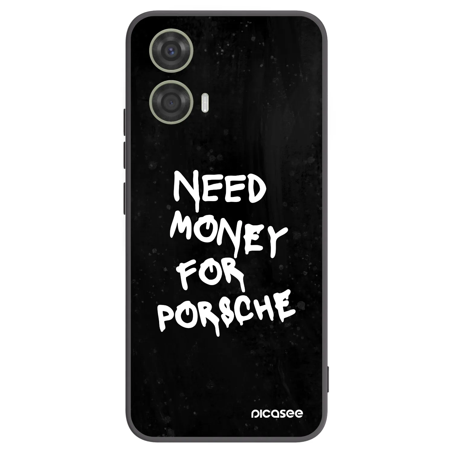 Picasee crna silikonska maskica za Motorola Moto G24 - Black Dollar