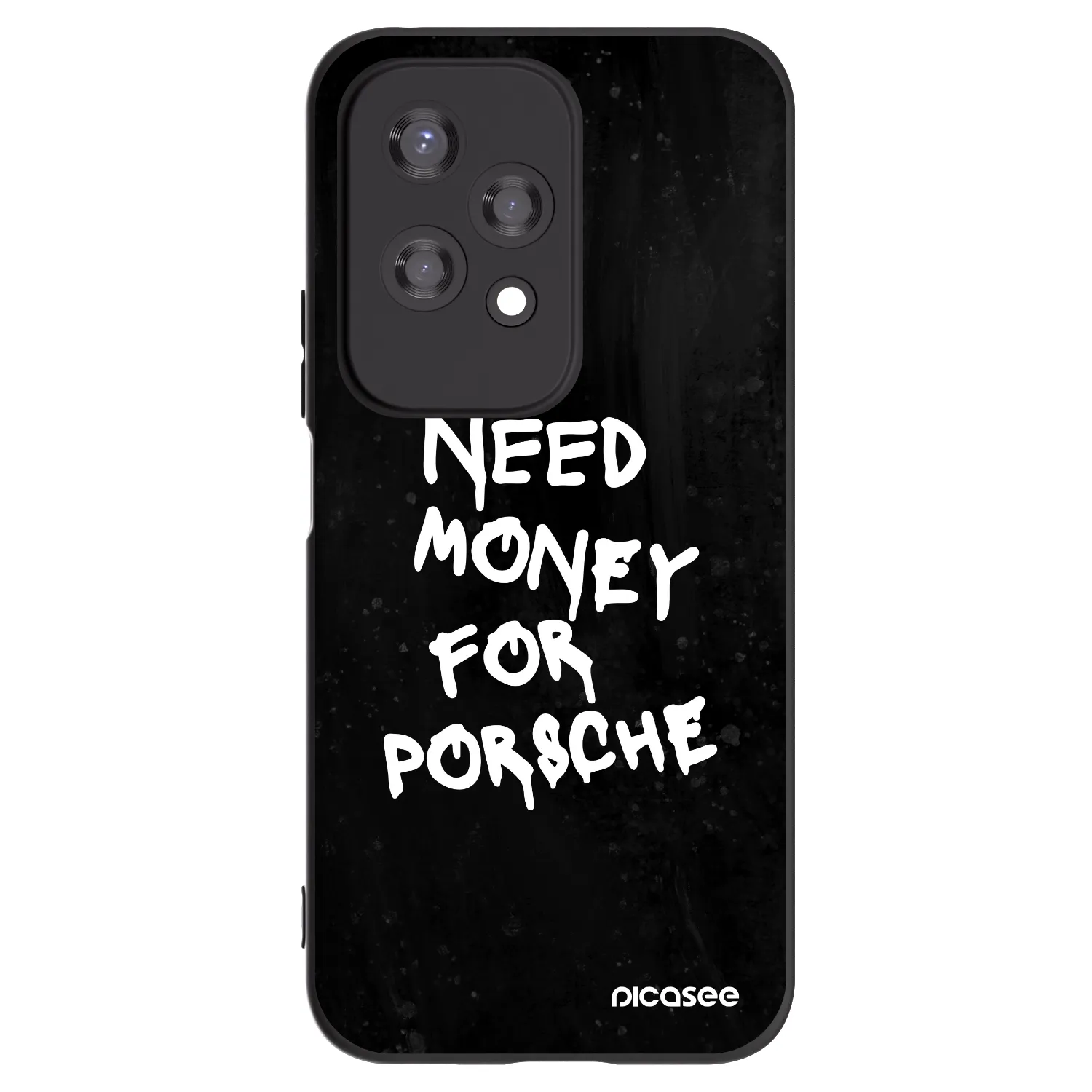 Picasee crna silikonska maskica za Honor 200 Lite - Black Dollar