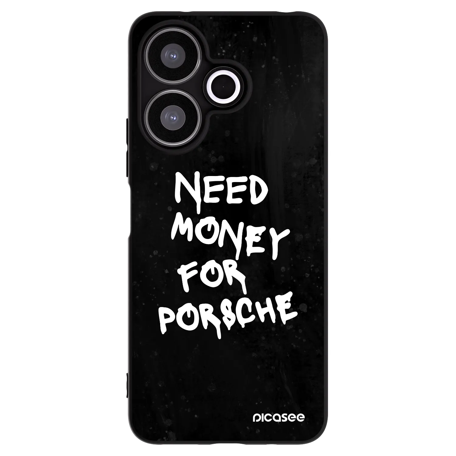 Picasee crna silikonska maskica za Xiaomi Redmi 13 4G - Black Dollar