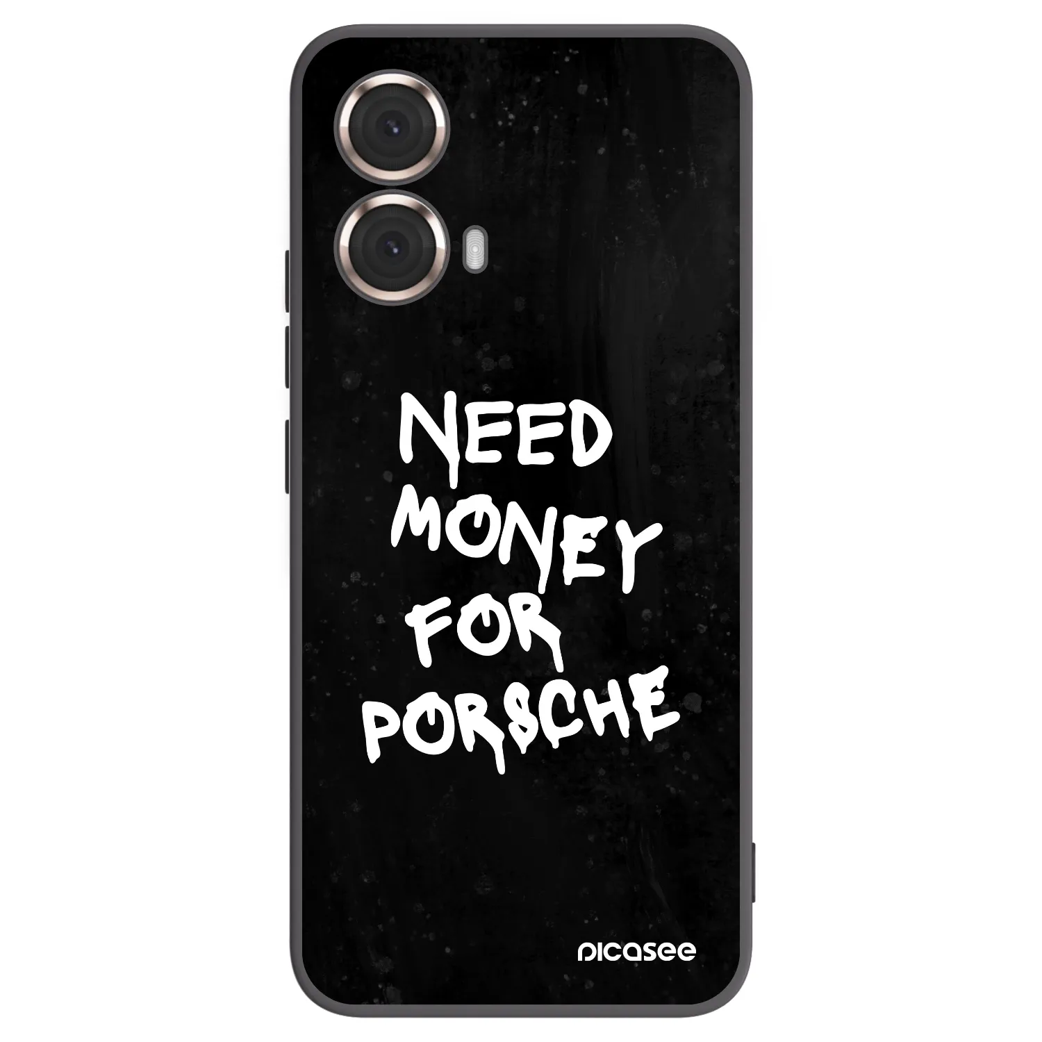 Picasee crna silikonska maskica za Motorola Moto G85 - Black Dollar