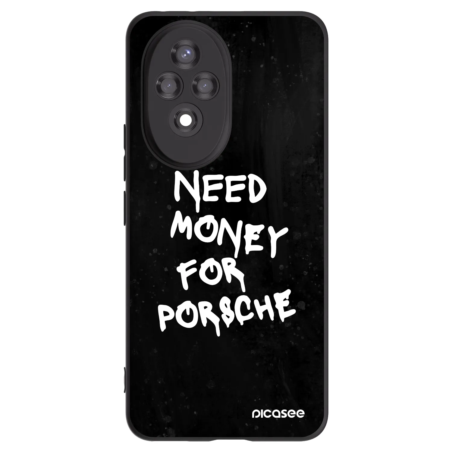 Picasee crna silikonska maskica za Honor 200 Pro 5G - Black Dollar
