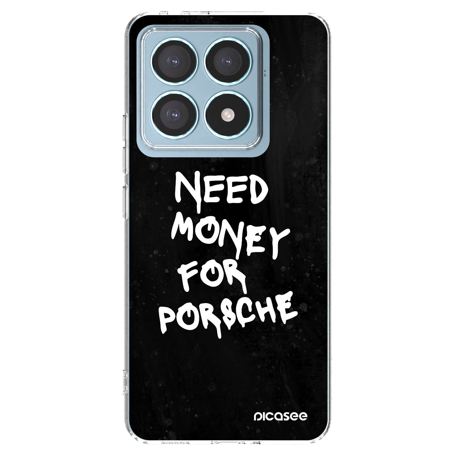 Picasee silikonska prozirna maskica za Xiaomi 14T Pro - Black Dollar