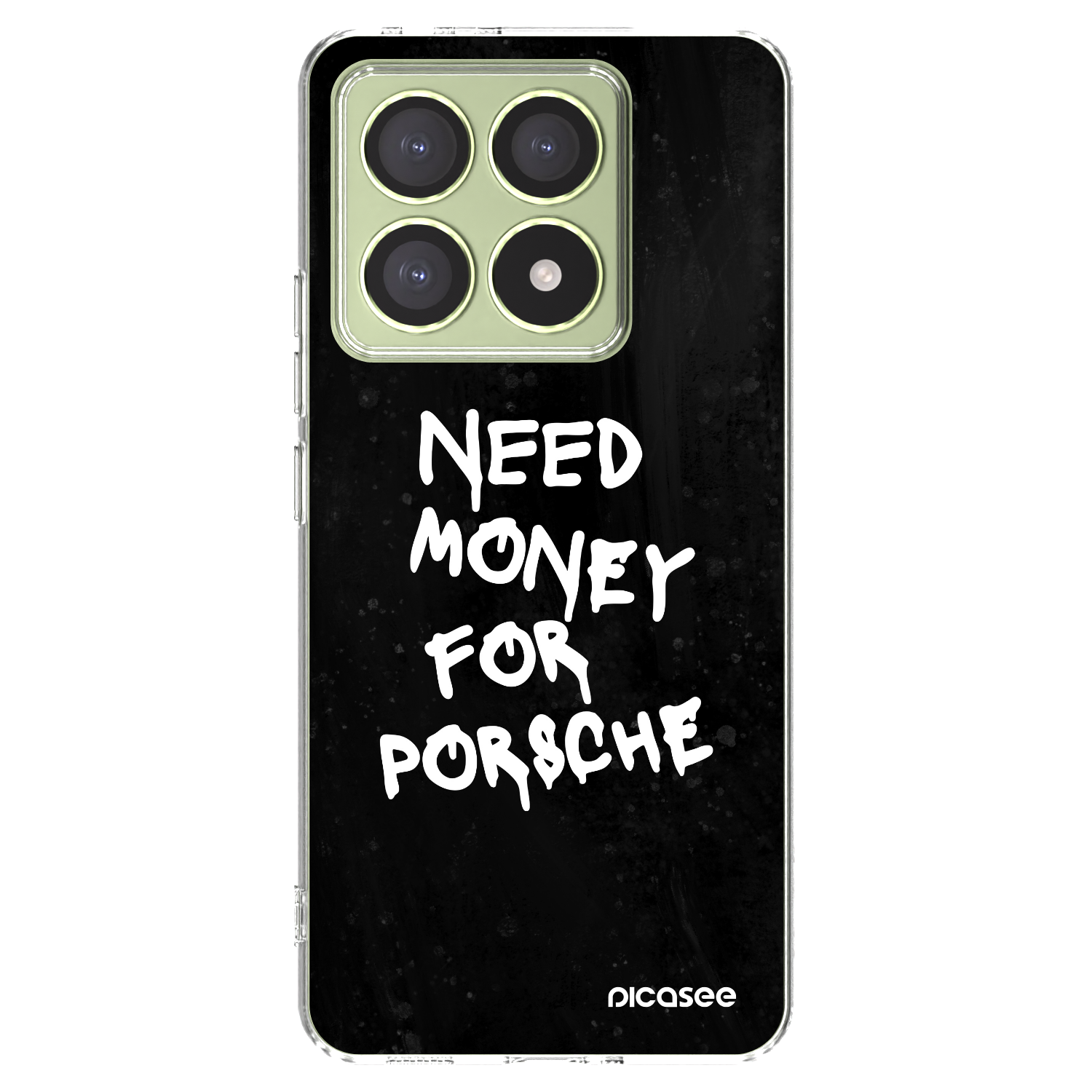 Picasee silikonska prozirna maskica za Xiaomi 14T - Black Dollar