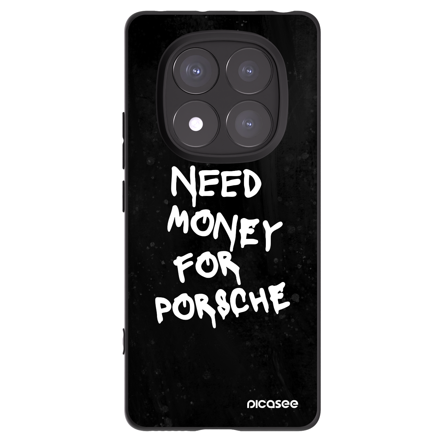 Picasee crna silikonska maskica za Xiaomi Redmi Note 14 Pro 5G - Black Dollar